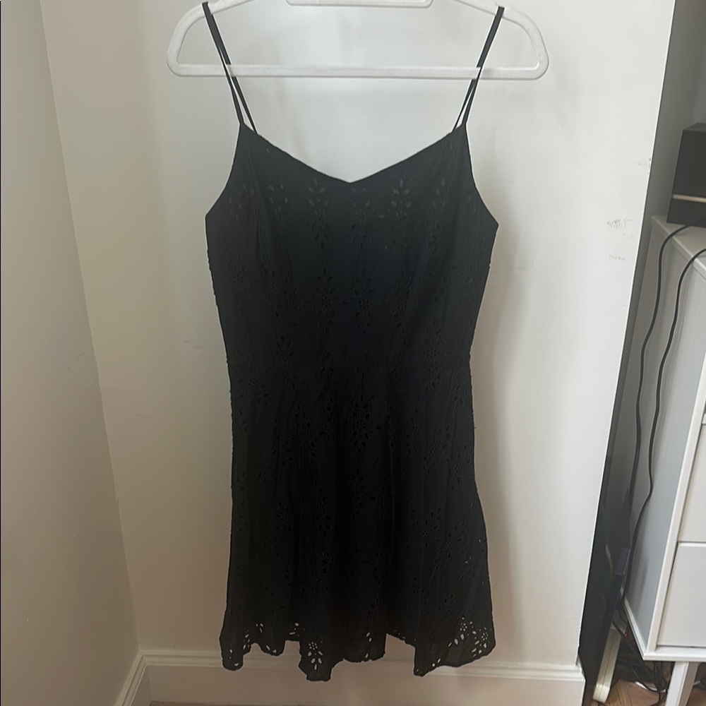 Eyelet Black Dress size M